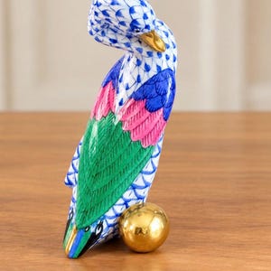 ヘレンド HEREND 陶器 青い鳥 置物 Herend Bird Figurines Blue - Etsy