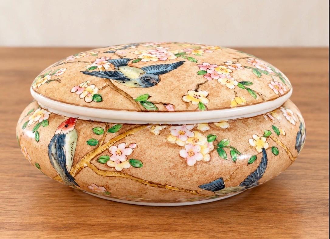 Porcelain Dresser Box - Etsy