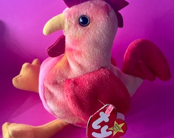 COLLECTIBLE Ty Beanie Baby Strut the Rooster 1996 Rare- RETIRED