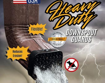 Heavy Duty Downspout Guard for Rodents & Pests