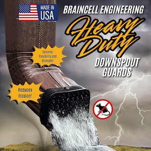 Heavy Duty Downspout Guard for Rodents & Pests