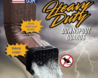 Heavy Duty Downspout Guard for Rodents & Pests