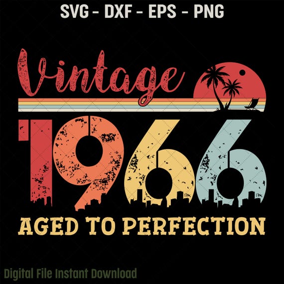 59th Birthday Gift Shirt For Men - Vintage 'Original Parts 1966' Retro Design T-Shirt - View #5