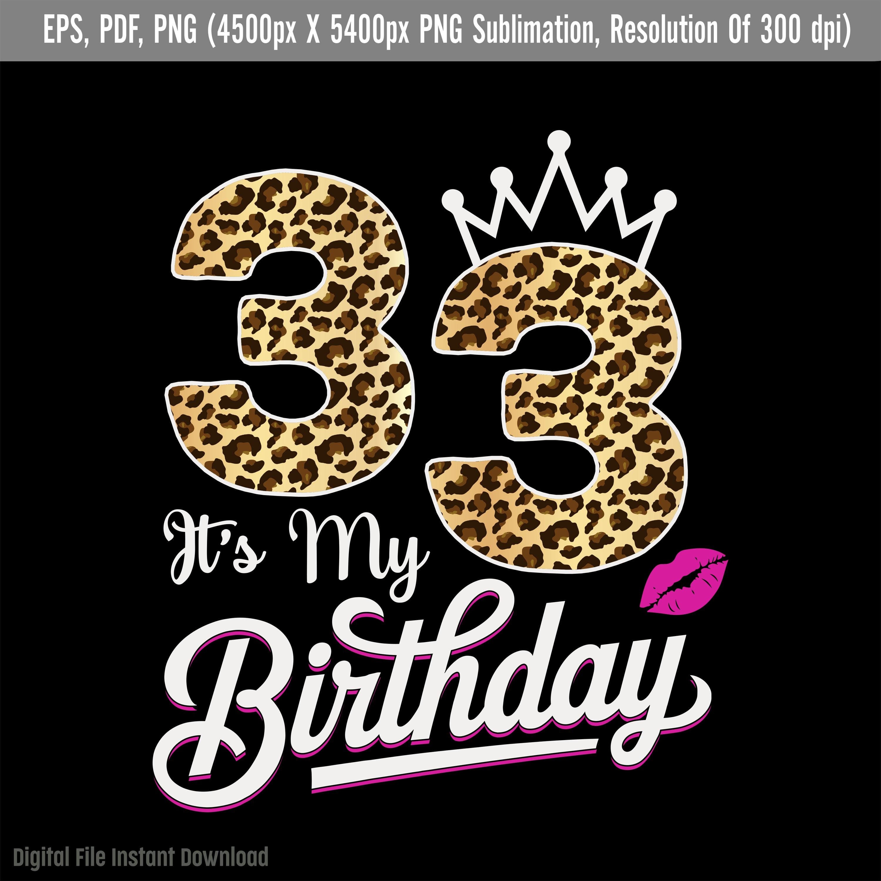 33rd Birthday Shirt For Men - Vintage 1992 Retro Design, Custom Year & Color, Sizes Sm-5X