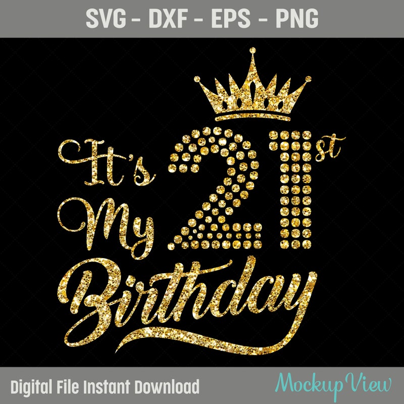 21st Birthday Svg - Etsy