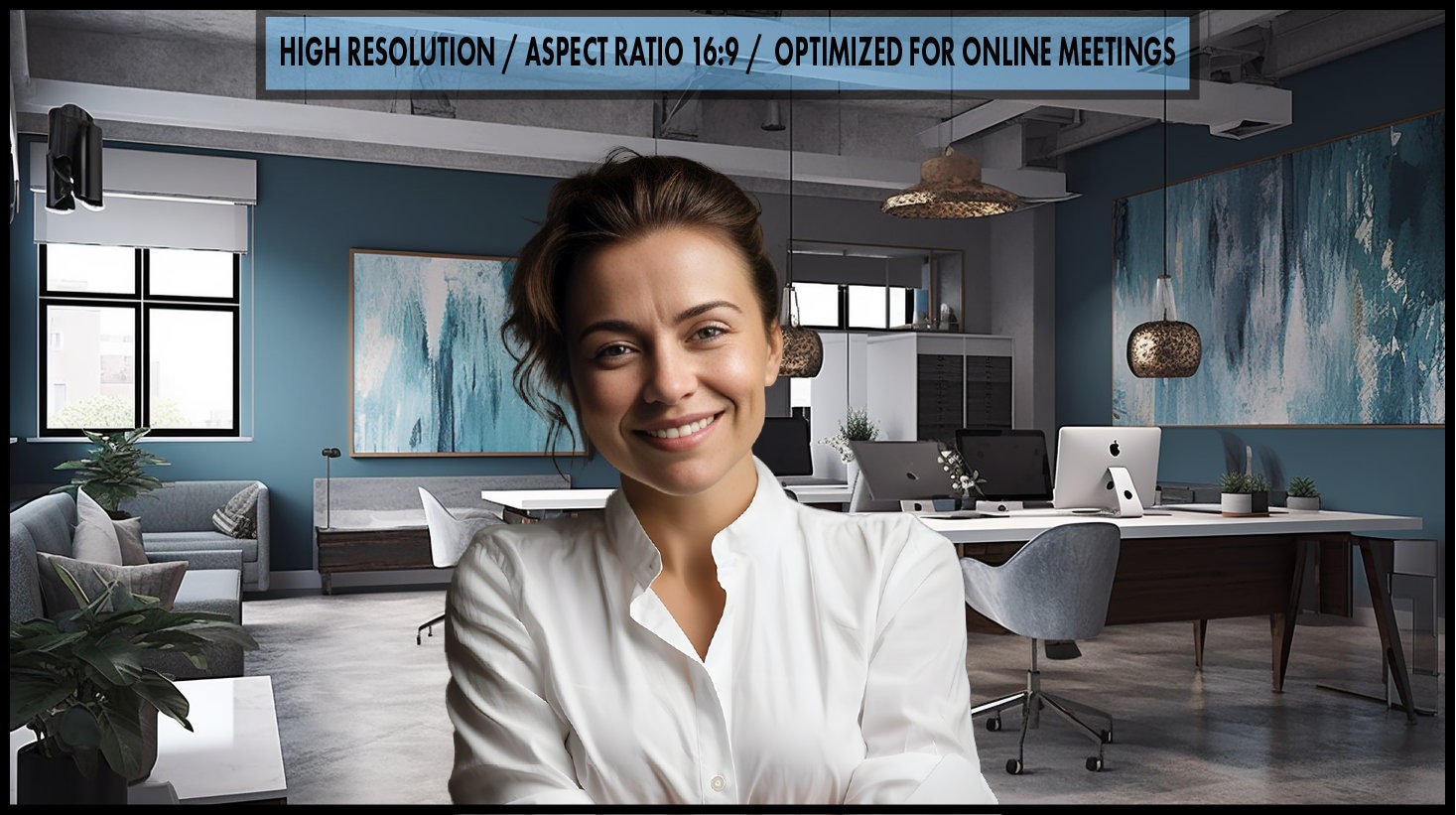 Zoom Virtual Backgrounds Backdrop Office Background Microsoft Teams Facebook ex Skype Google