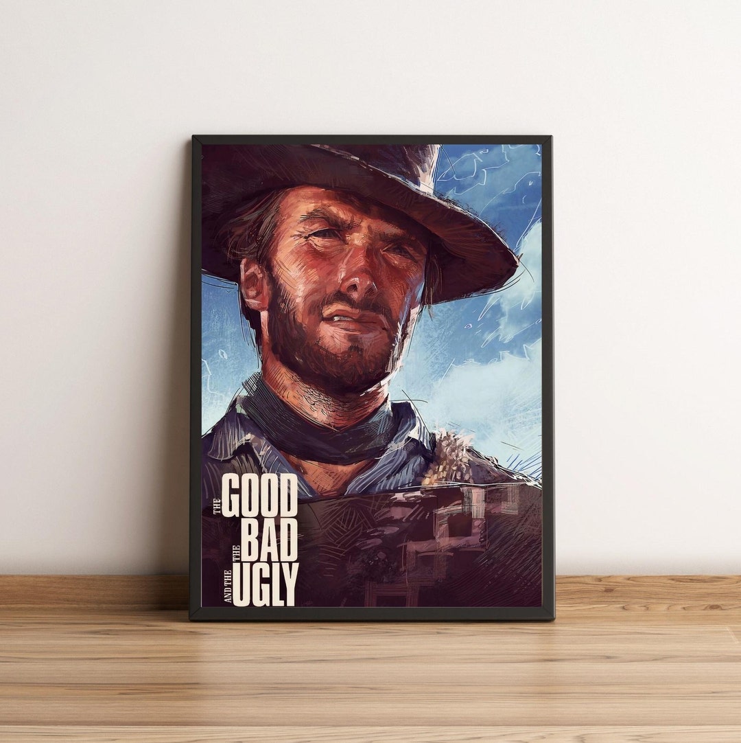 The GOOD the BAD and the UGLY Poster, Movie Poster, Minimalist Art ...