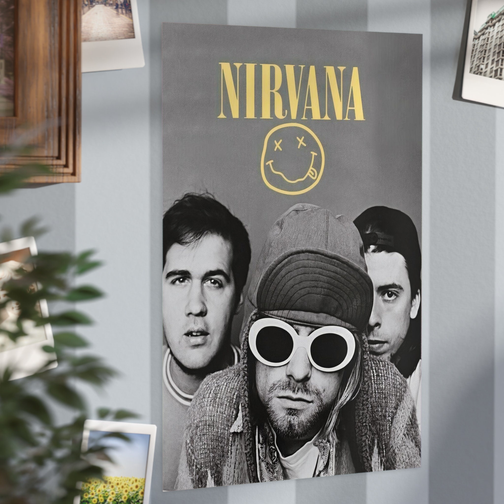 Nirvana Poster, Nirvana Album Cover Poster, Nirvana Art Print, Nirvana Wall Art, Music Home