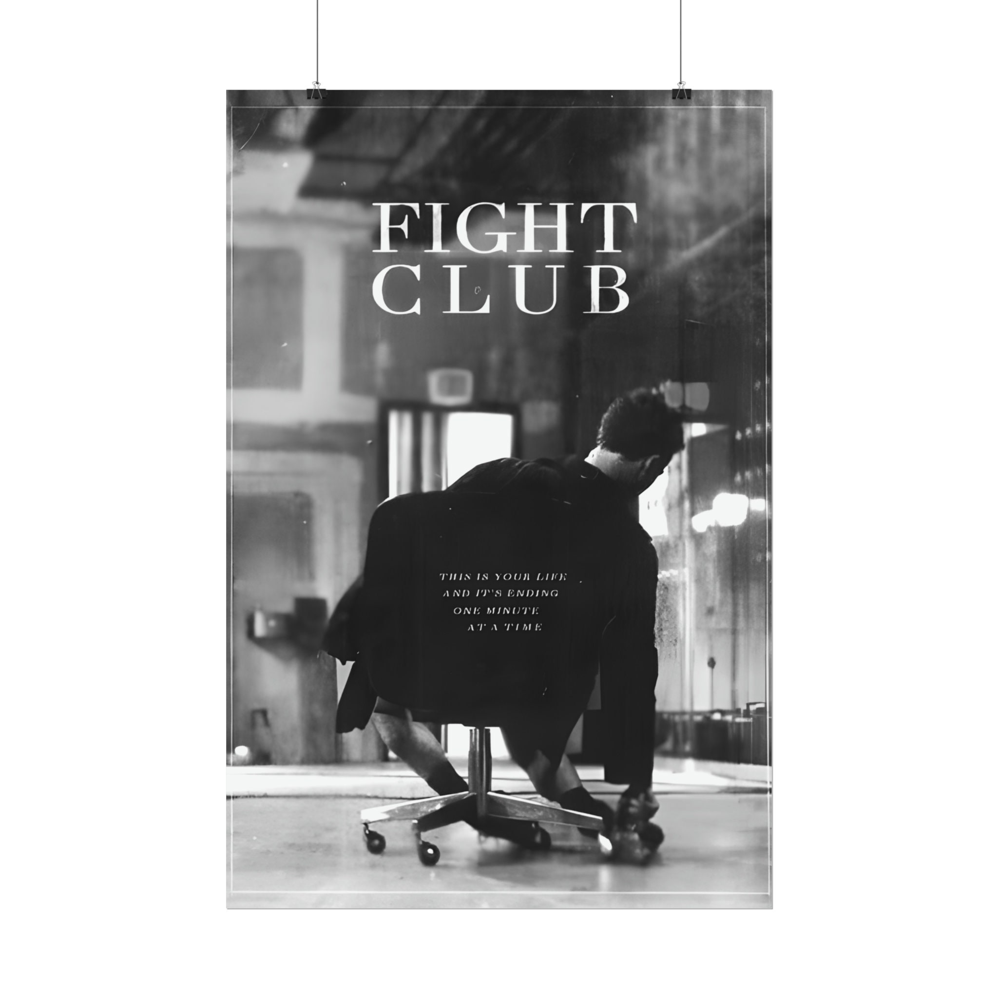 Discover Fight Club Poster, Fight Club Wall Art, Art Print, Wall Decor, Tyler Durden Poster, Edward NORTONN, Vintage Movie Poster, Fight Club ArtPrint