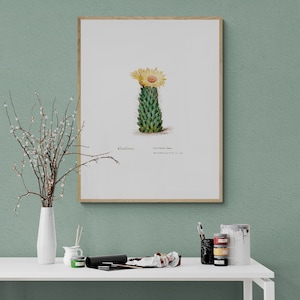Vintage Kaktus Printable: Sukkulenten Wandkunst, Southwestern Wandkunst, Vintage Kaktus Druck, Aquarell Kaktus Poster für Kinderzimmer & Wohndeko