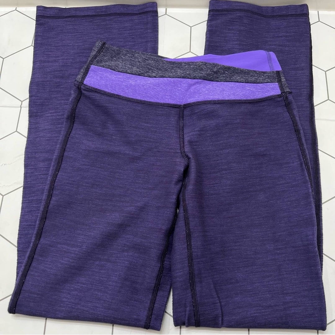Lululemon Astro Yoga Pants Purple Stripe 4 - Etsy