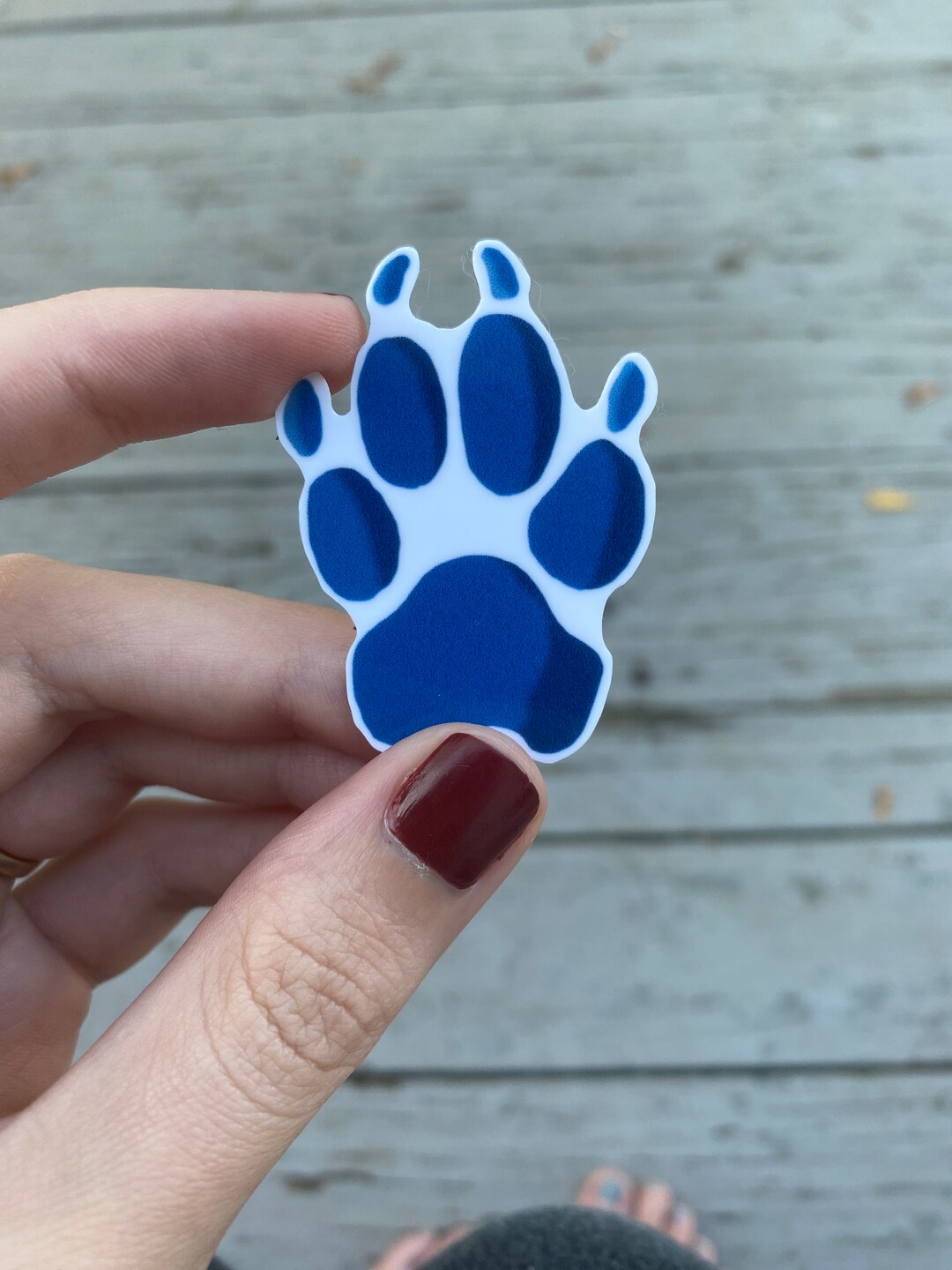 Dog Paw Print Sticker, Water Resistant Vinyl, Pet, Memory, Family Etsy