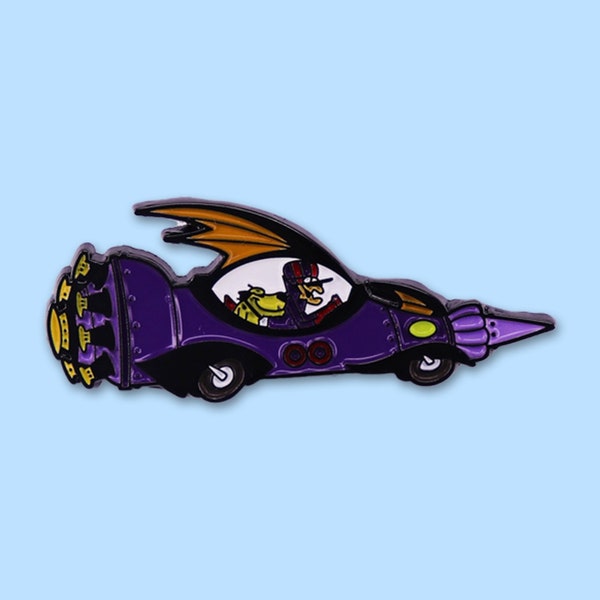 Wacky Races Pin Badge  Pin | Pin Badge Pins Art Gift Decor Sticker Set Poster Print Artwork Retro Vintage Crest Cool Anime Goth