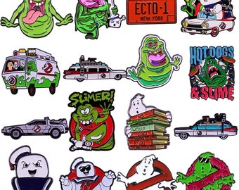 Ghostbusters Movie Pin Badge | Pin Pins Badge Gift Jewellery Accessory Gift For Cartoon Retro Enamel Sticker Stickers Metal Cute Cool