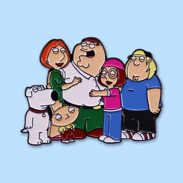 Family Guy Pin Badge  Pin | Pin Badge Pins Art Gift Decor Sticker Set Poster Print Artwork Retro Vintage Crest Cool Anime Goth