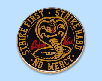 Cobra Kai Karate Kid Pin | Pin Pins Badge Gift Jewellery Accessory Gift For Cartoon Retro Enamel Sticker Stickers Metal Cute Cool