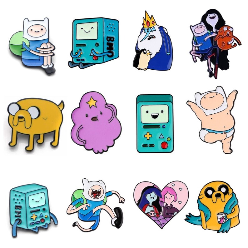 Adventure Time Pin Badge Sticker Pin Pins Badge Gift Etsy