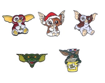 Gremlins Horror Movie Pin Badge Sticker | Pin Pins Badge Gift Jewellery Accessory Gift For Cartoon Retro Enamel Sticker Stickers Metal Cute