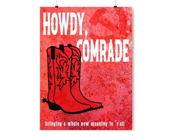 Cowboy Boots Poster