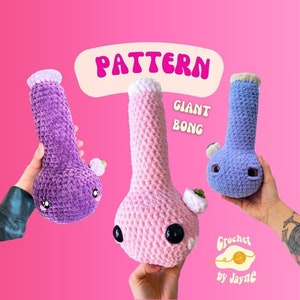 Giant Water Pipe crochet plushie PATTERN