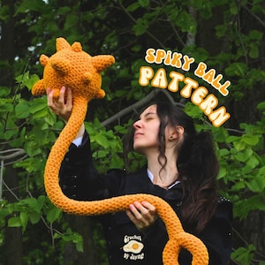 CROCHET PATTERN Silly Spiky Ball