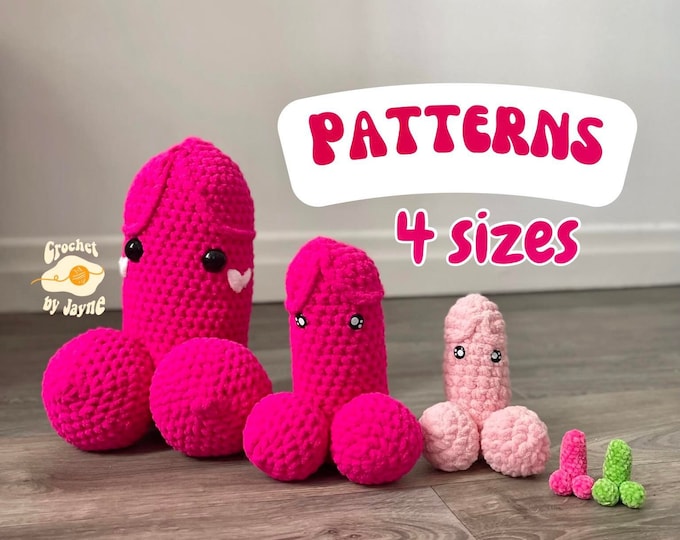 Willy Pattern Crochet Penis Big Willy PATTERN - Etsy Canada