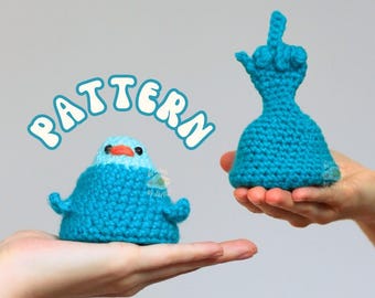 Flip, the bird CROCHET PATTERN