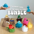 PATTERN BUNDLE 9 Flip, the birds crochet patterns
