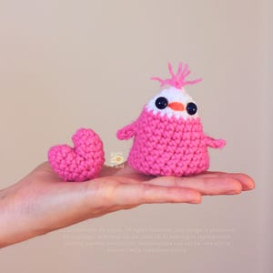 Flip, los pajaritos del amor PATRÓN de crochet imagen 5