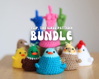 PATTERN BUNDLE 9 Flip, the birds crochet patterns