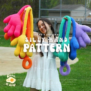 Silly Hand crochet PATTERN image 8
