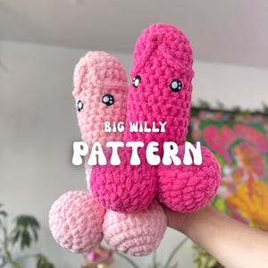 Crochet penis Big Willy PATTERN