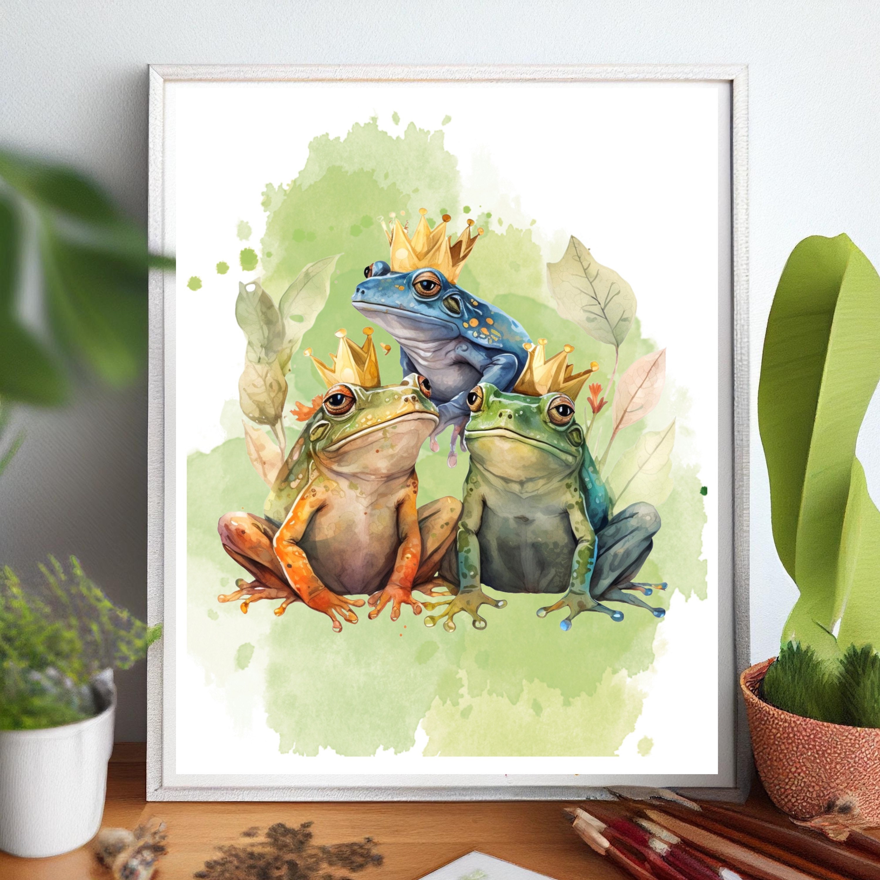 Frog Kingdom,digital Prints, Art, Wall Decor, Frogs - Etsy
