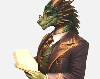 Dapper Dragon Bust 3D-BESTAND