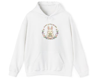 Hoodie met paashaas | Pastelkleur Lente Cottagecore