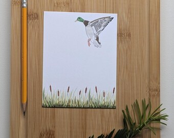 Thanks Mallard Duck Notecard Set | 8- 4.2 x 5.5 Notecard Set (A2) with envelopes