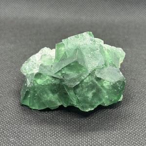 Green Cubic Fluorite Diana Maria Mine UK 169G Green to Blue Color Uv Reactive