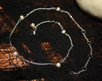 Freshwater Pearl Chain Choker