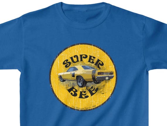 Dodge Super Bee Youth T-Shirt - American Muscle Car Kids Tee (S-XL) - View #5