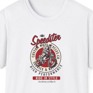 Speedster Motorcycle Shirt Cotton - Cool Shirts and Tops Co