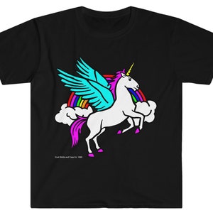 Unicorn Rainbow Shirt Cotton - Cool Shirts and Tops Co