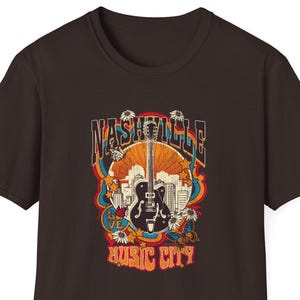 Nashville Retro Shirt Cotton - Cool Shirts And Tops Co