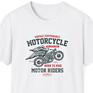 Vintage Performance Motorcycle Shirt Cotton - Cool Shirts and Tops Co