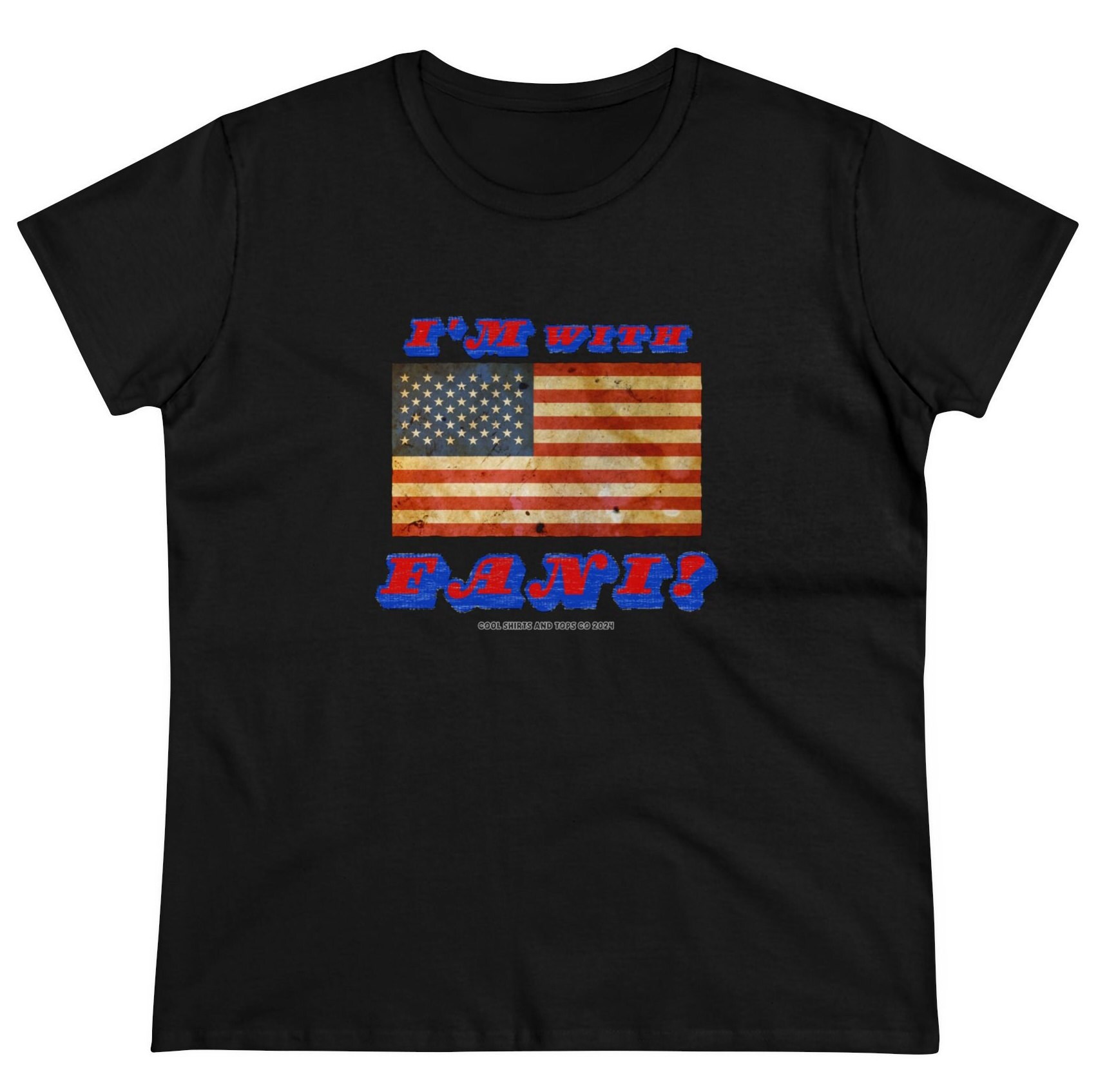 Frauen I'm With Fani! Shirt aus Baumwolle - Coole Shirts And Tops Co