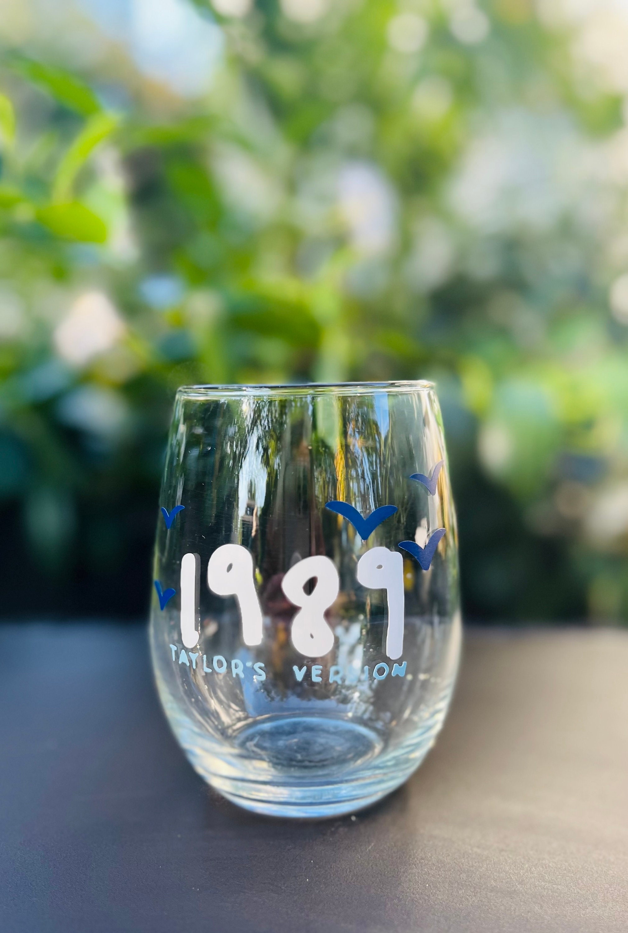 1989 1989 Taylor Swift Wine Glass personalized 1989 Wine Glass Gift for