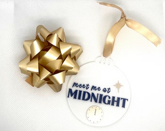 Meet Me at Midnight | Taylor Christmas Ornament |  Gift for Swifties