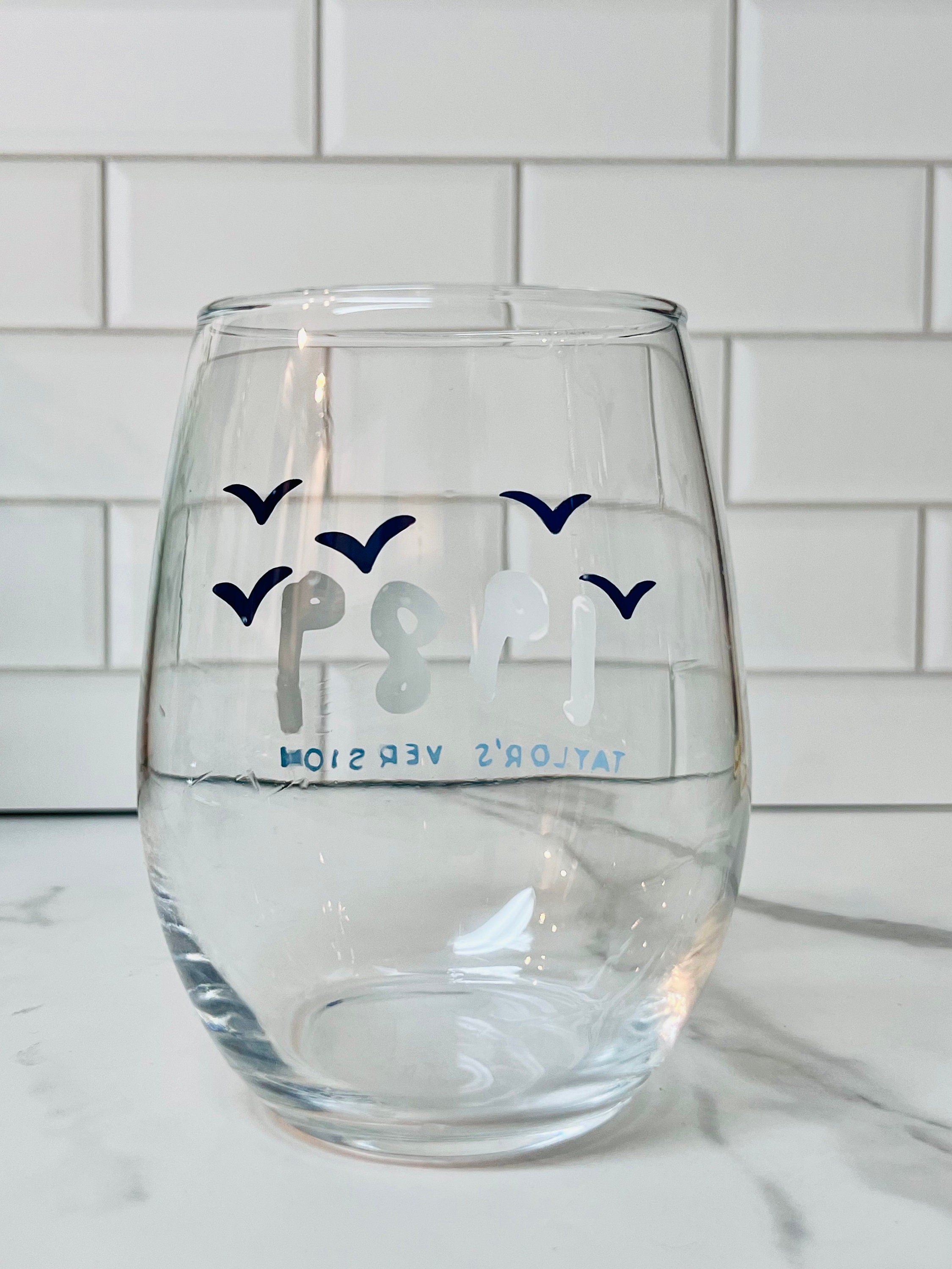 1989 1989 Taylor Swift Wine Glass personalized 1989 Wine Glass Gift for