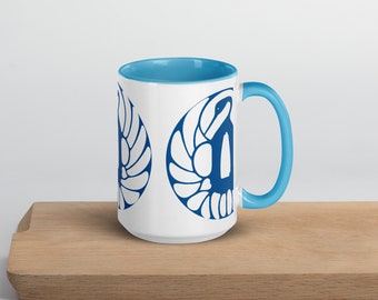 Blue Kamon mug