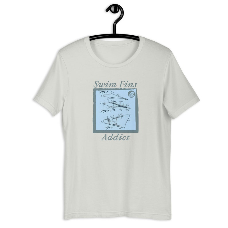 T-shirt unisexe - swim fins addict