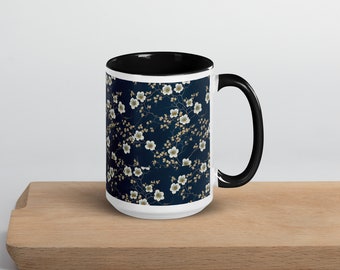 Black hanami mug